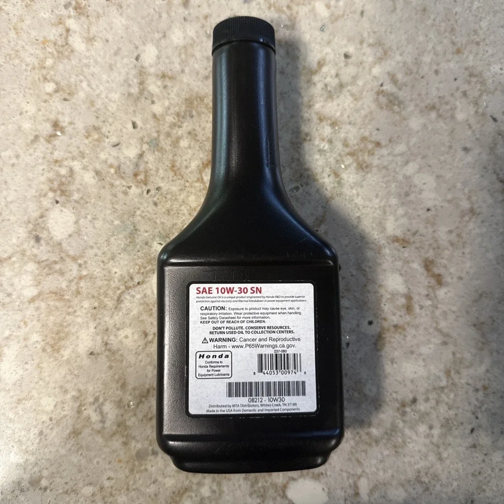 Honda 12 oz. Engine Oil 10W-30 08212-10W30
